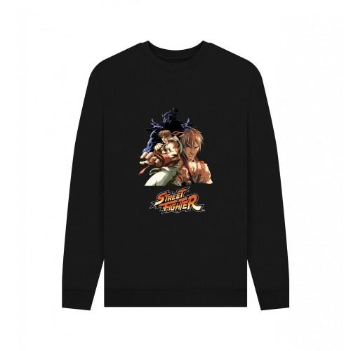 Street Fighter Unisex Adult Group Pose Sweatshirt