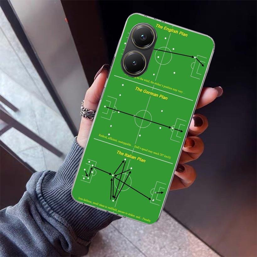 Football Soccer Tactics Time Phone Case For Xiaomi Poco X7 X6 X5 Pro F7 Ultra Redmi 15C 15 13 13C 12 12C 10 10A 10C 9 9A 9C 9T S