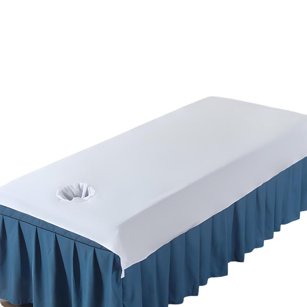 New Waterproof Oilproof Beauty Salon Bed Sheets, SPA Massage Bed Table Cover, Filmed Bedspread for Salon Barbershop withHole