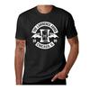 Europäische Größen Herren The Lawrence Arms Chicago Grafik-T-Shirt - Schwarz-Weiß Rundhals Freizeitshirt für Fans, Konzerte & Freizeitkleidung