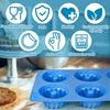 Hggzeg Silicone Mold Set 6 Cavities Baking Molds Nonstick Blueberry Chocolate Cake Mold 277x165x35mm Reusable Odorless BPA Free