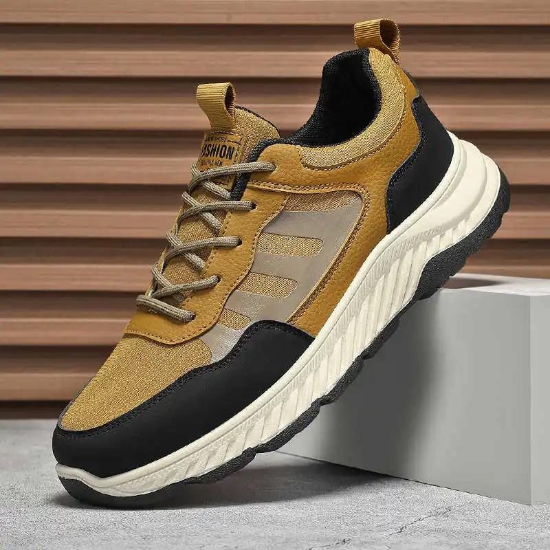 Thick Sole Tied Sneakers 47 Woven Special Men's Shoes Cream Boots Sport Gym Latest Hypebeast Jogging Best Idea High Fashion