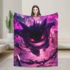 Gengar Blanket Quality Warm Soft  Bedding Throws Winter Child Home Decor Funny Bedspread