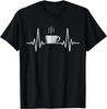 Funny Idea Heartbeat Coffee Shirt Coffee Cup Frequency Unisex T-Shirt