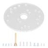 Universal Router Plate Kit Acrylic Baseplate for Bosch 6 12in with Centering Pin