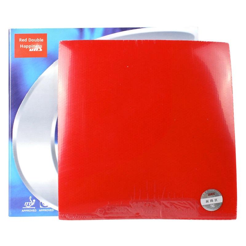 DHS Double Happiness G555 Table Tennis Rubber Cover Pimples in Reverse Offensive Sticky Made in China No Grip