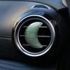 Crystal Moon Car Air Freshener Perfume Clip Women Pink Moon Interior Decoration Auto Air Conditioner Outlet Fragrance Diffuser