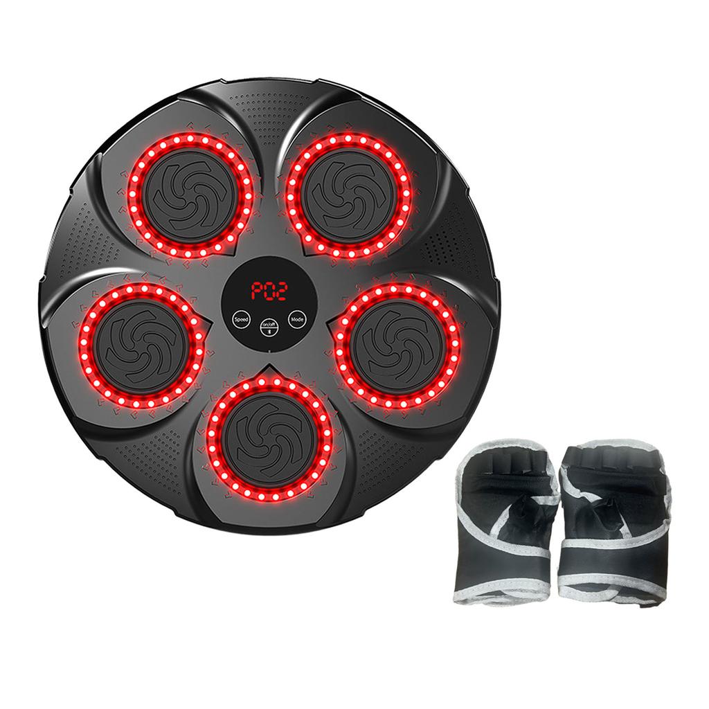 Music Boxing Training Machine with Gloves Smart Music Boxing Pad Home Punching Pad Wall Hanging Sanda Sandbag For Kids Adults