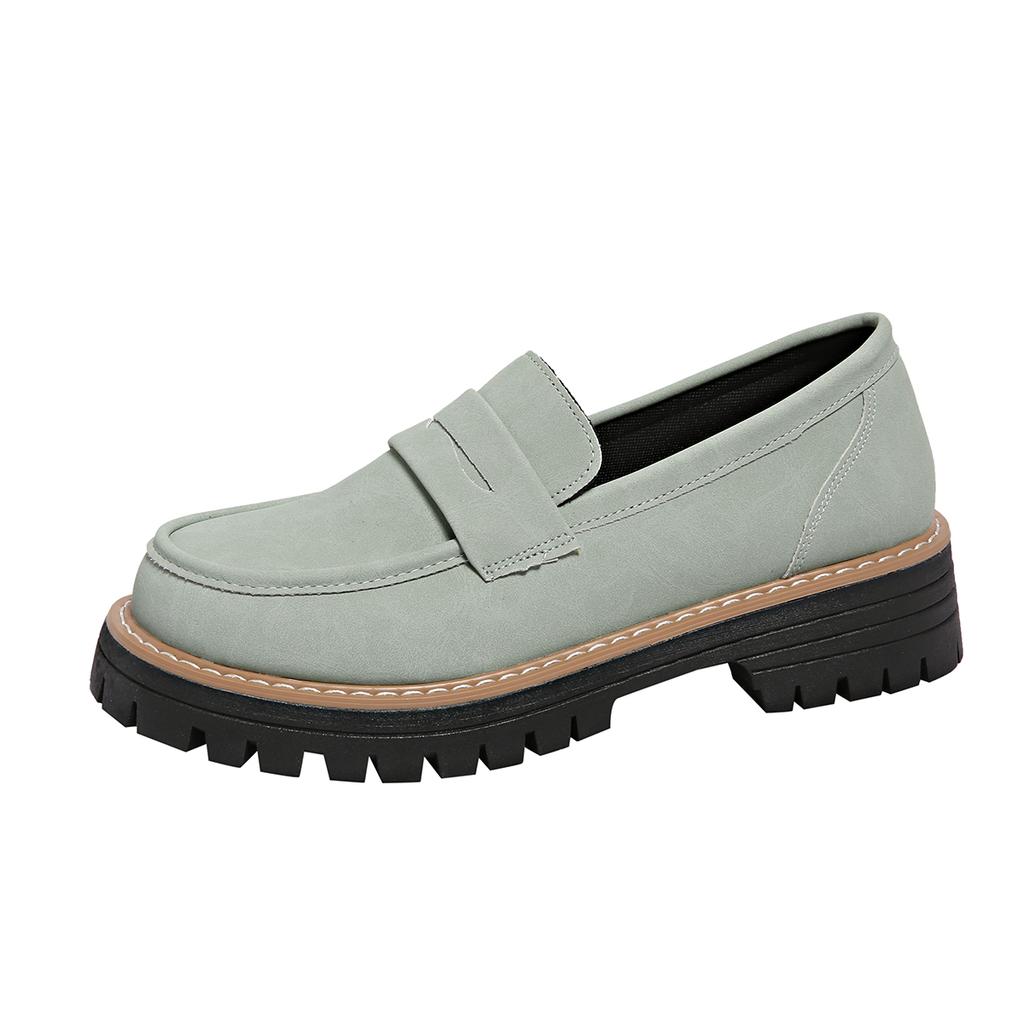 Fashion 2025 Shoes Women Plus Size Loafers Women British Style Platform Shoes Office Ladies Light Casual Designer Shoes Zapatos De Mujer