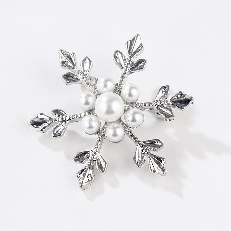 Mode Fullpärla Svan Blomma Brosch Corsage Damtillbehör Utsökt Etnisk Stil Hypoallergen Lyx Emalj Brosch Långvarig Färg Gåva
