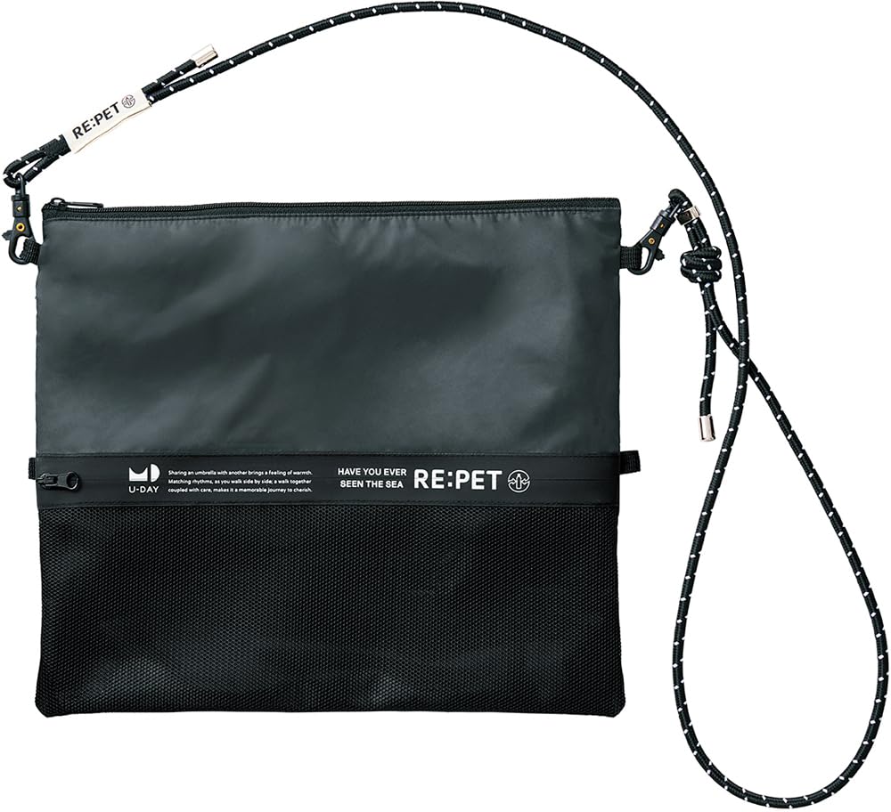 Because Umbrella Ripetto Color Mini Black Ripetto/Folding Shading/Plain D-065671