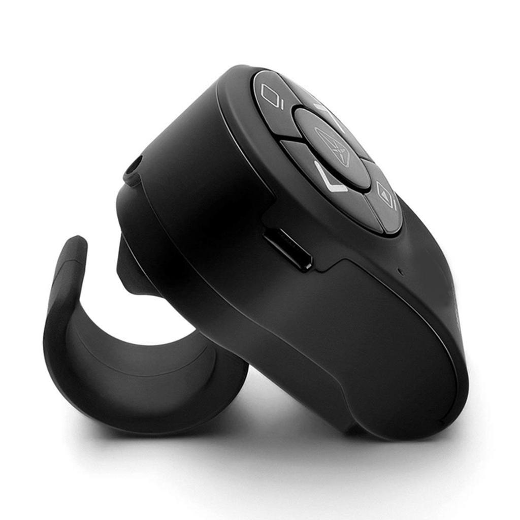 2.4GHz Wireless Presentation Remote Control Finger Ring Micro USB Rechargeable PPT Clicker for Windows/MAC/Linux/Android