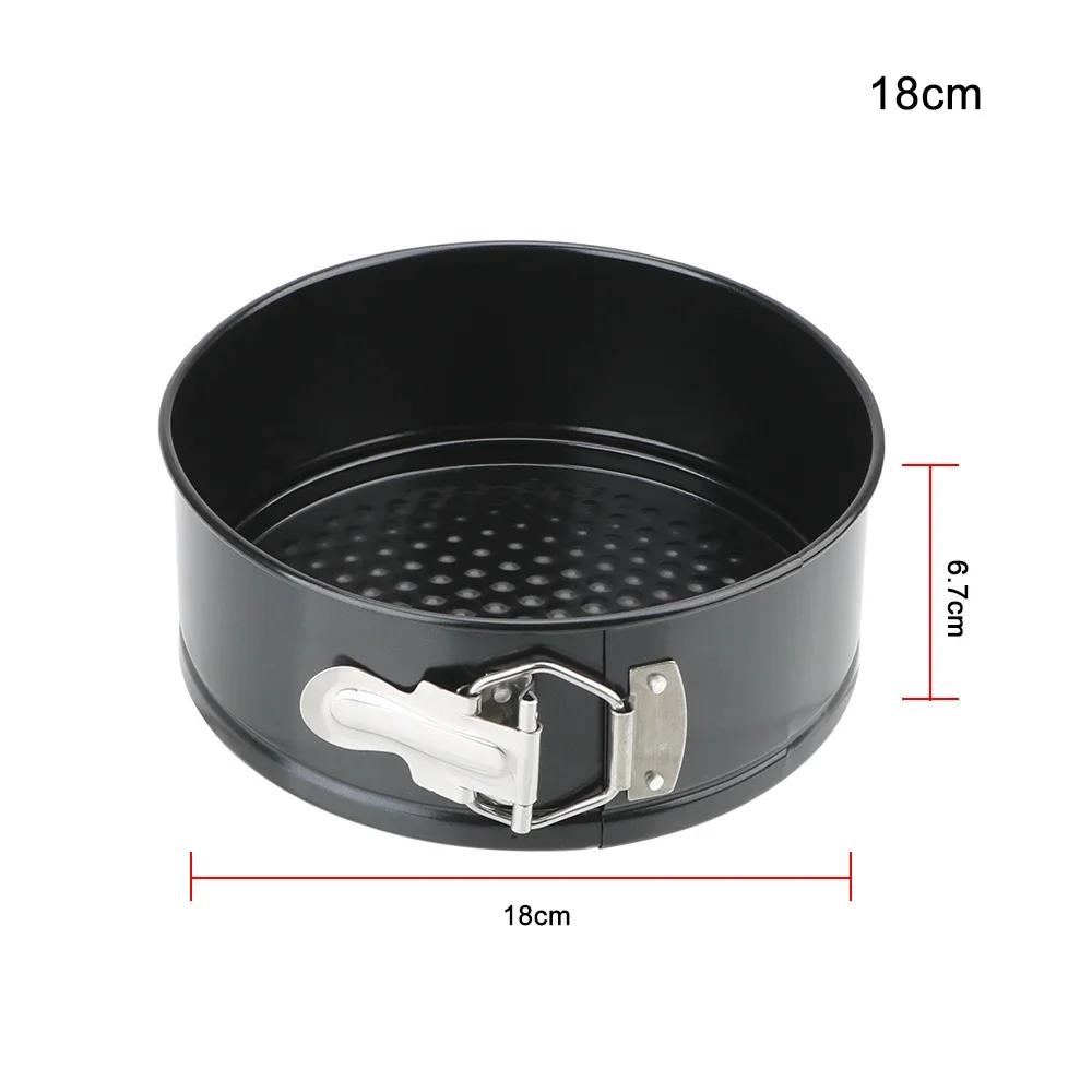 Round Cake Pan Non-Stick Removable Bottom Carbon Steel Bake Mould Bakeware Kitchen Accessories