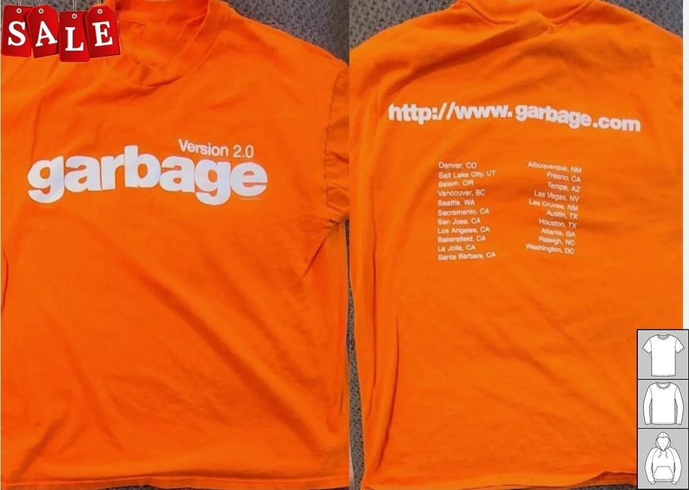 New Garbage Version 20 1998 Concert  Gift For Fans Unisex S5XL Shirt WE768 Unisex T-Shirt XXXL