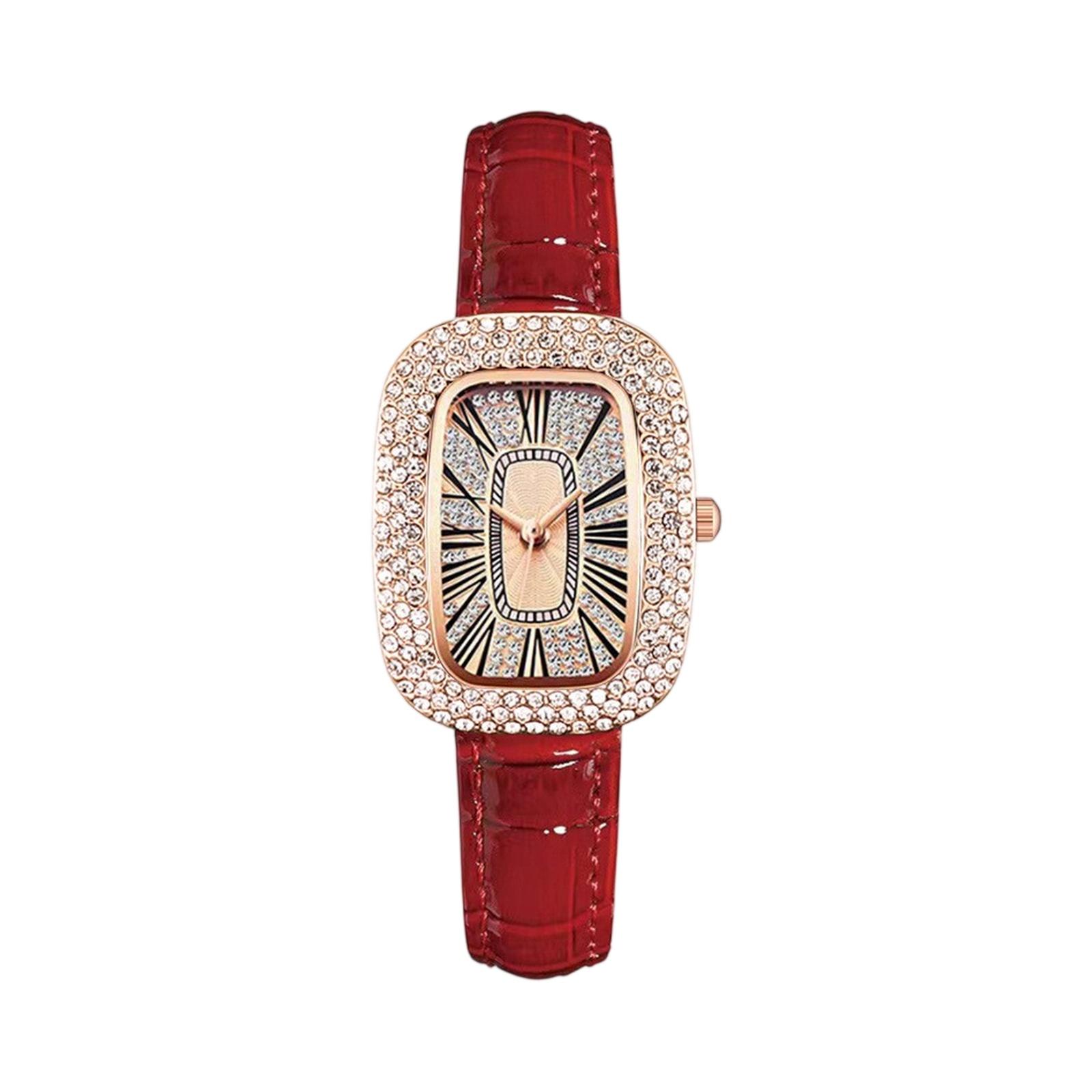 

Женские Модные Винтажные Часы One Size красный