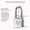 304 Stainless Steel Waterproof Anti-theft Door Padlock - Rustproof, Rainproof & Anti-pry for Outdoor Use
