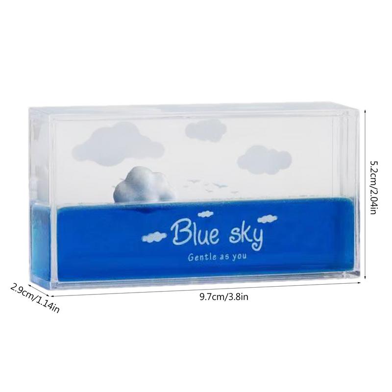 Cruise Fluid Model Relaxing Fluid Cloud Drift Bottle Decor Collectible Figurines Children Adults Tabletop Ornaments for home