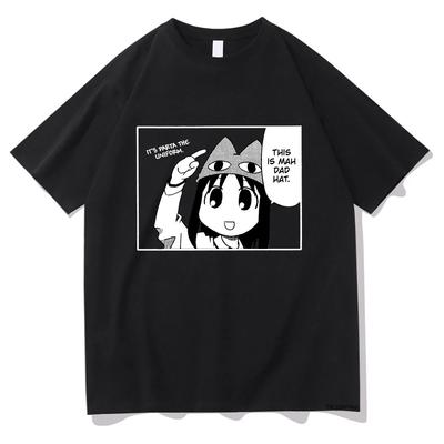 Anime T Shirt Unisex THIS IS DAD HAT Chiyo Chan Unisex Unisex Funny Kawaii Tshirt Unisex Cute Cartoon Tee Tops Summer T-Shirts feUnisex