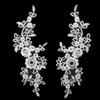 Car Bone Embroidery Pair of Flowers, Polyester Light, Bone Thread, Pattern, Exquisite Characteristics, Water Soluble, Organza DIY Lace Accessories