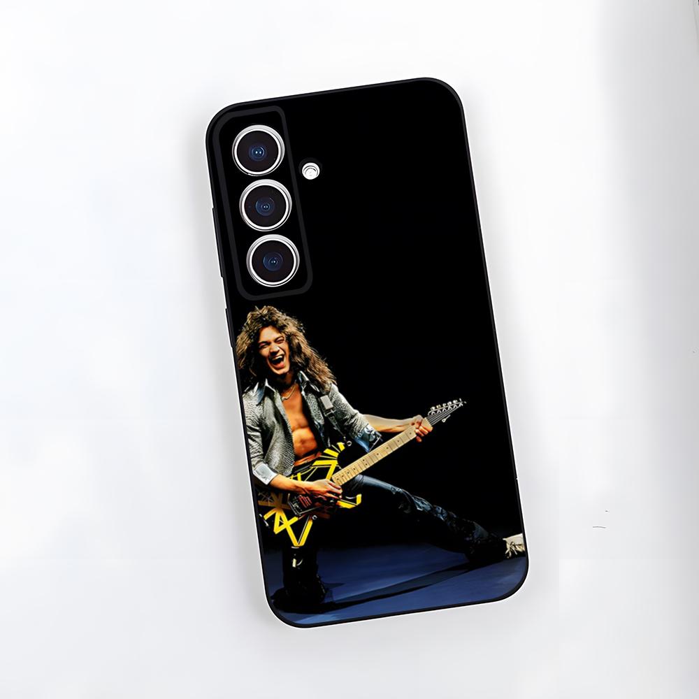 E-Eddie Van Halen Singer Phone Case For Samsung A25 A13 A33 5G A54 A36 A35 A56 A52 A14 Shockproof Soft Cover