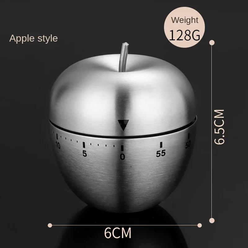 Cooking Tools Kitchen Timer Stainless Steel Egg 60 Minutes Mechanical Alarm Time Clock Counting cute kitchen  egg timer