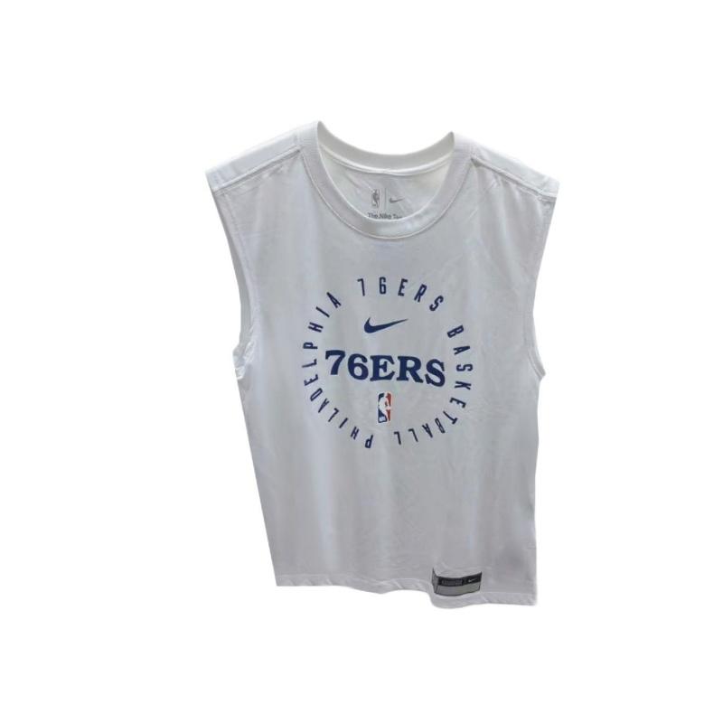 

Nike Майка для баскетбола без рукавов Philadelphia 76ers NBA Celtics Bucks Logo Letter, дышащая, мужская майка HF1928-100 L