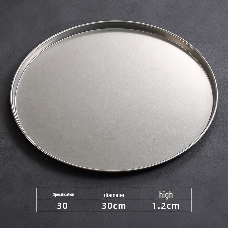 ZISIZ Korean Style Stainless Steel 3-Compartment Serving Plate