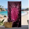 Asciugamano da Spiaggia con Stampa Calcio Aston Villa, Asciugamano Grande Morbido ad Asciugatura Rapida per Spiaggia Campeggio Nuoto