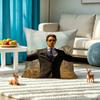 A-Actor R-Robert Downey Jr Pillow Case Square Double-Sided Sofa Cushion Cover Bedroom Bedside Pillow