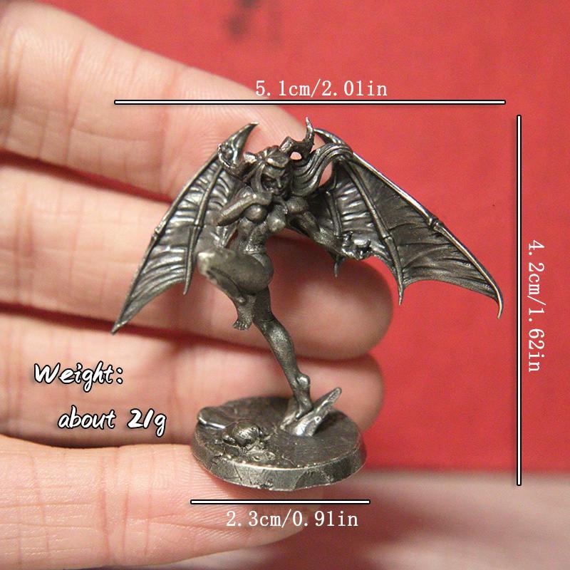 Abyss Demon Fighting Soldiers Man Woman Model Figurines Miniatures Desktop Toy Ornaments Vintage Decorations Crafts Accessories.