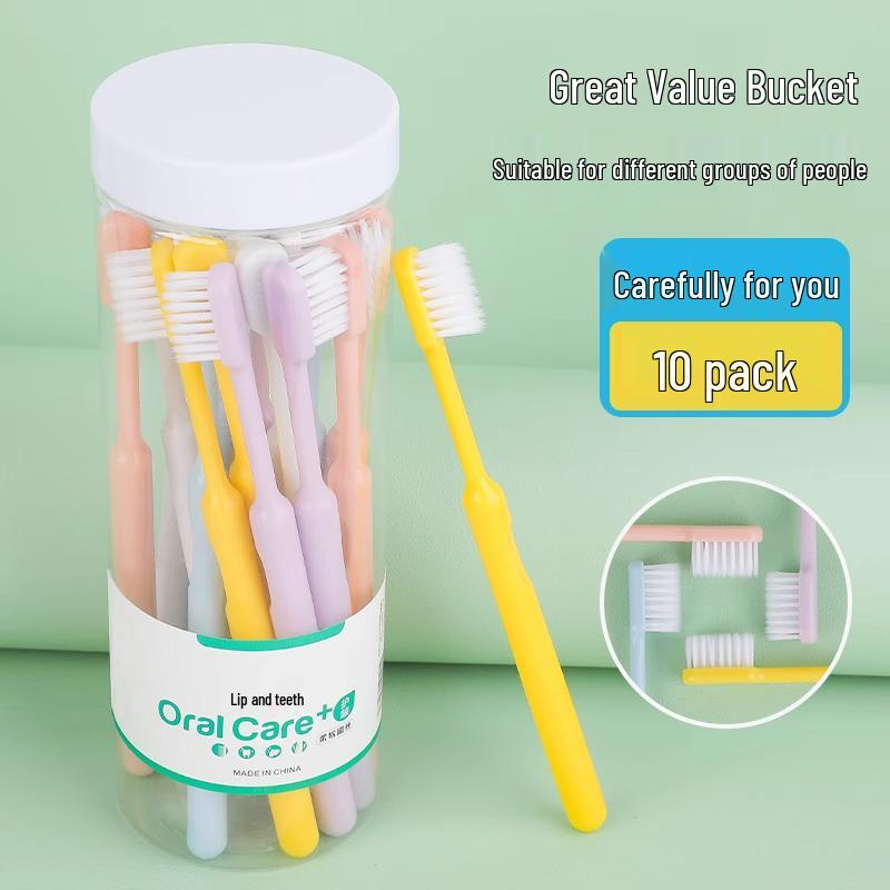 Newcomer Discount: Soft Bristle Adult Household Toothbrush - Family Pack