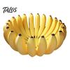 Verspieltes Bananen-Design 3D-gedruckte bananenförmige Aufbewahrungsschale, Obstschalenhalter, Modern für Küchenarbeitsplatte Dekor Küche, Esstisch & Eingangsbereich,