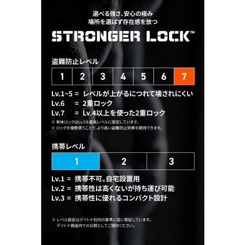 Daytona Motorcycle Bike Lock Manage 2 Locks with 1 Key Chain Lock 2.0m + U-shaped Lock Stronger Lock Set 31253