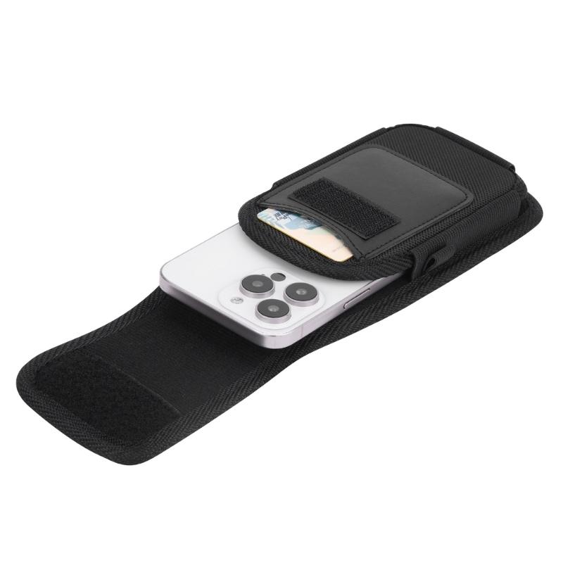 Nylon Waist Bag Phone Holsters Nylon Belt Case Phone Pouch Belt Cell Phones Holder with Belt Clip Phone Holder Pouch