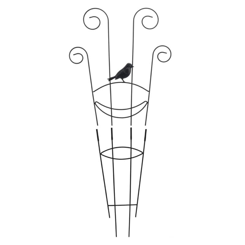 Iron Plant Trellis for Climbing Plant Indoor House Plant Support Trellis for Garden Potted Plant Support Stand