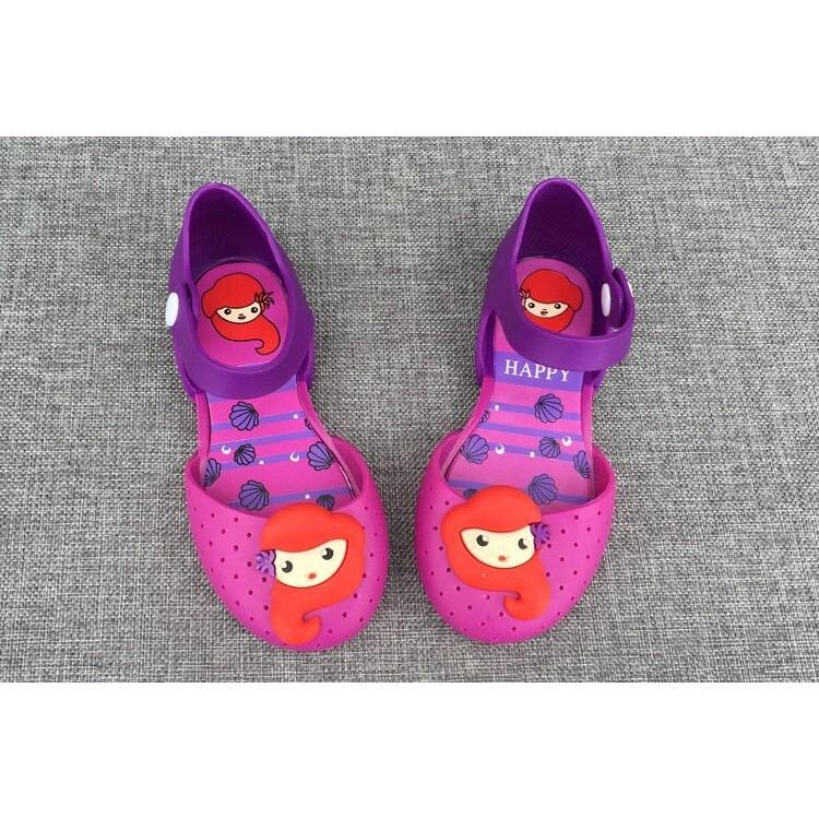 Neue Mini Melissa Meerjungfrauen-Sandalen für Mädchen, Prinzessinnen-Babyschuhe, in US-Größe 813