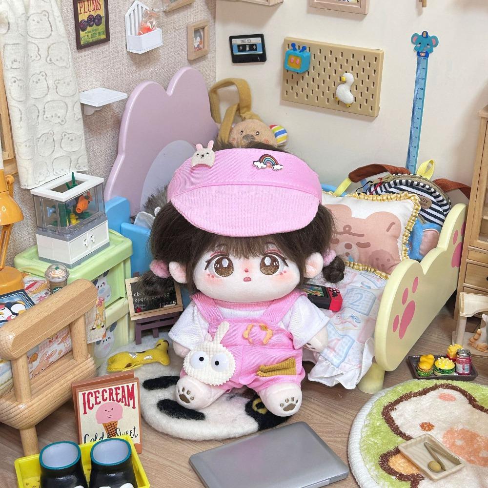 Estilo Animal 20cm Boneca de Pelúcia Roupas Roxo Mini Boneca de Pelúcia Roupas Presente de Aniversário