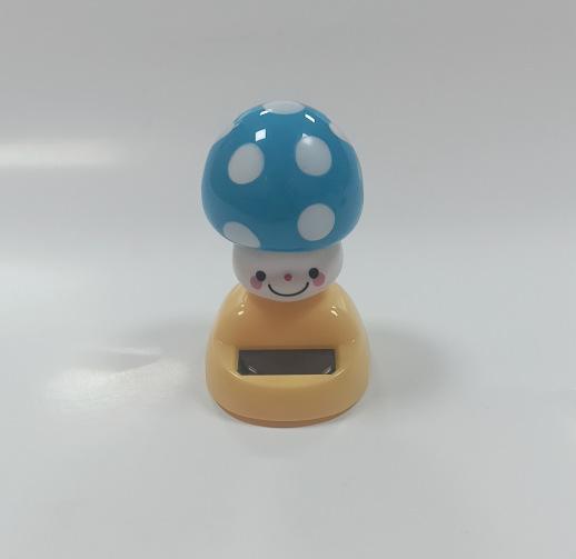 Hot Solar Energy Car Interior Ornaments Mushroom Doll Figurine Sway Model Automotive Dashboard Decorate Children's Gifts Toy New