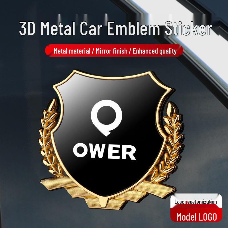 Metall-Seitenemblem-Aufkleber für Great Wall Cannon, C30, C50, M4, King Kong Cannon, Shan Hai Cannon, Feng Jun, Auto Weizenohr Modelle