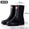 rain shoes women's water shoes women's new rain boots fashion outer wear rubber shoes waterproof and non-slip short water boots