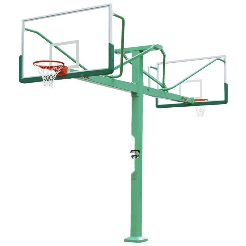 Jinling Outdoor In-Ground Fixed Arm Basketball Hoop