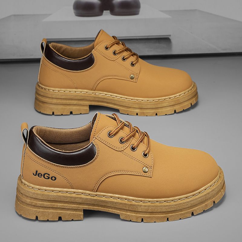 Construction Site Martin Boots Men's Shoes Autumn New Work Sports Mountaineering Non-slip Wear-resistant Summer Tooling Labor Insurance Shoes