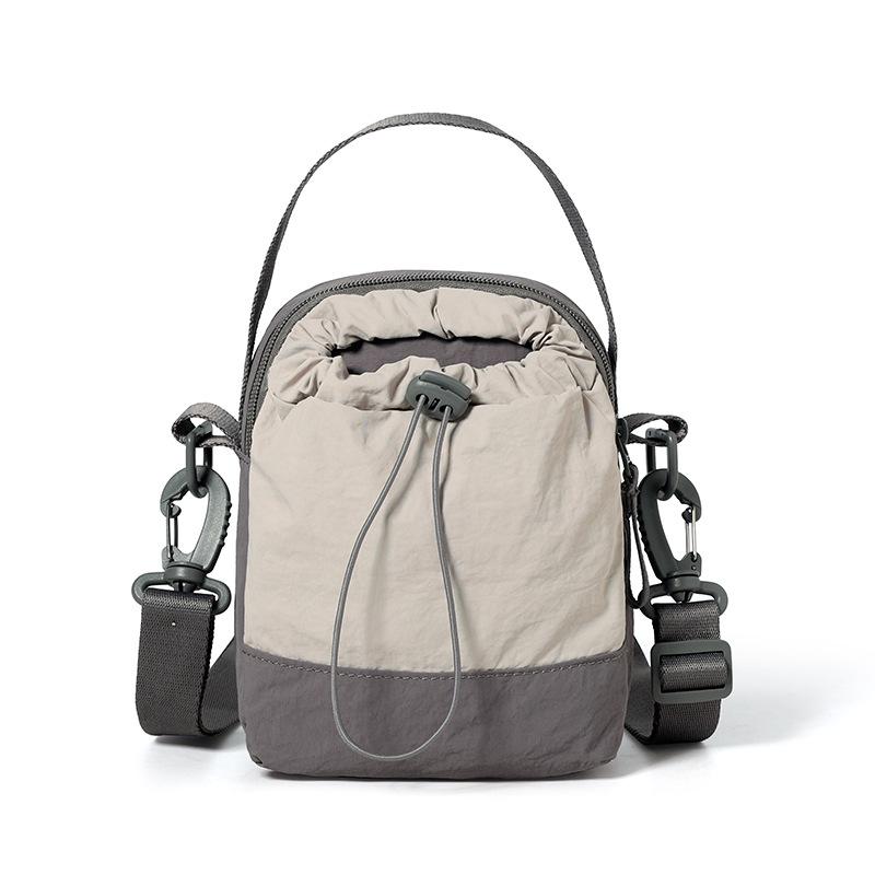 Leichte Handy-Tasche Damen Mehrschichtige Schulter-Umhängetasche Sport Wasserflaschentasche