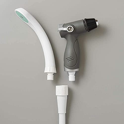 iMedia Jet Water Cleaner for Easy Bath Cleaning, Bathroom Cleaning Supplies, Shower Head, Floor, Ceiling, Bathtub, Drain