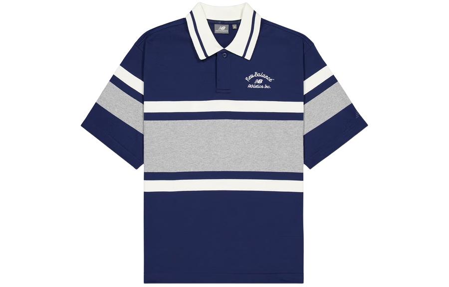 New Balance Polo Shirt Men s Marine Blue NFE22241-NV XL