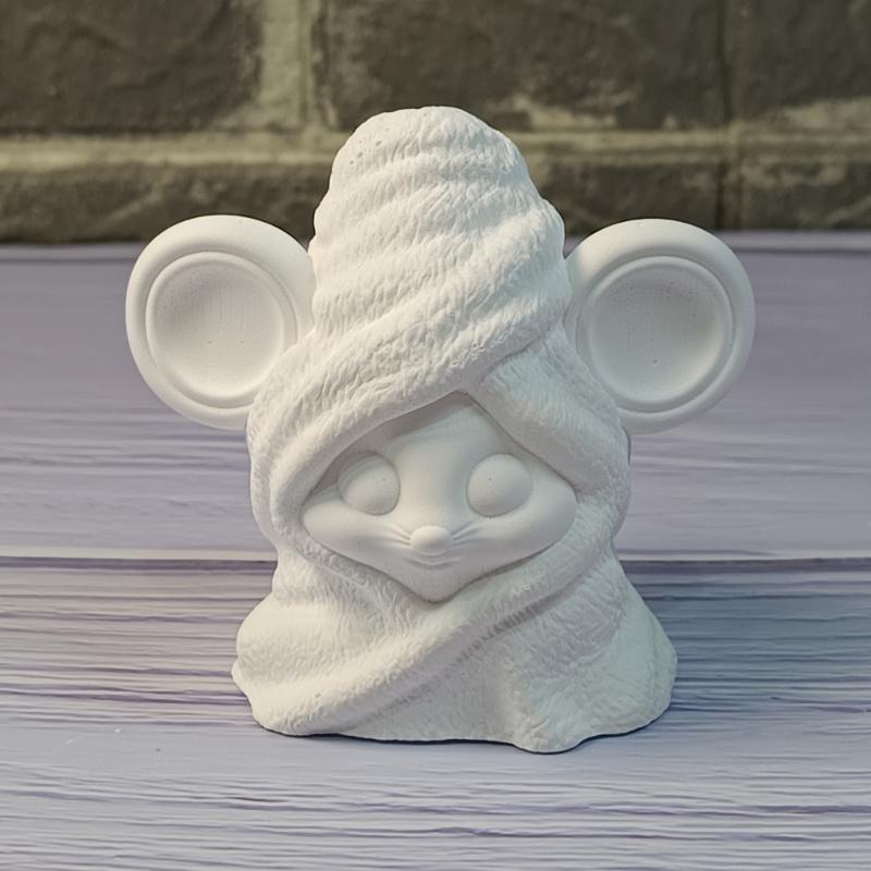 Mouse Shape Silicone Candle Molds for Epoxy Resin Candle Soap Chocolate Fondant Silicone Mold Cement Clay Silicone Molds