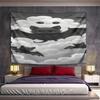 Cute Cartoon Bats and Clouds Design Pattern Wall Hanging Tapestry Decorative Tapestry Home Decor for Bedroom and Living Room