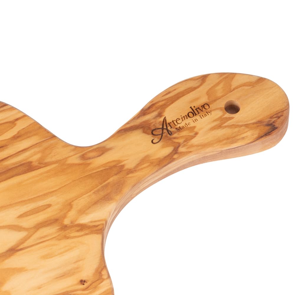 Arteinolivo Olive Wood Cutting Board (Gooseneck Regular Size)