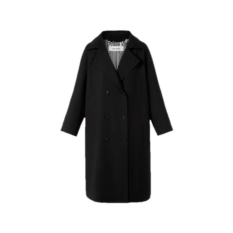 LANCY Wang Churan Style Double-Breasted Trench Coat
