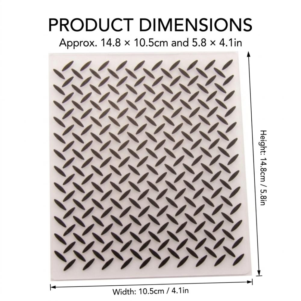 Flexible Plastic Embossing Template Lightweight Embossing Folder DIY Embossing Mold Paper Craft